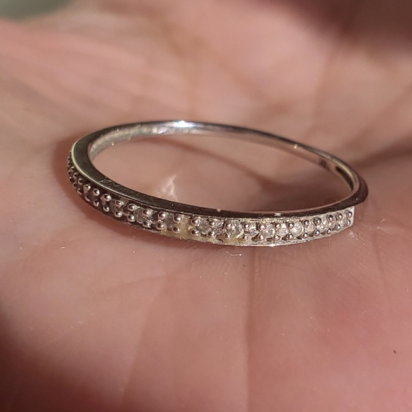 Jewelry - White gold pave diamond band
